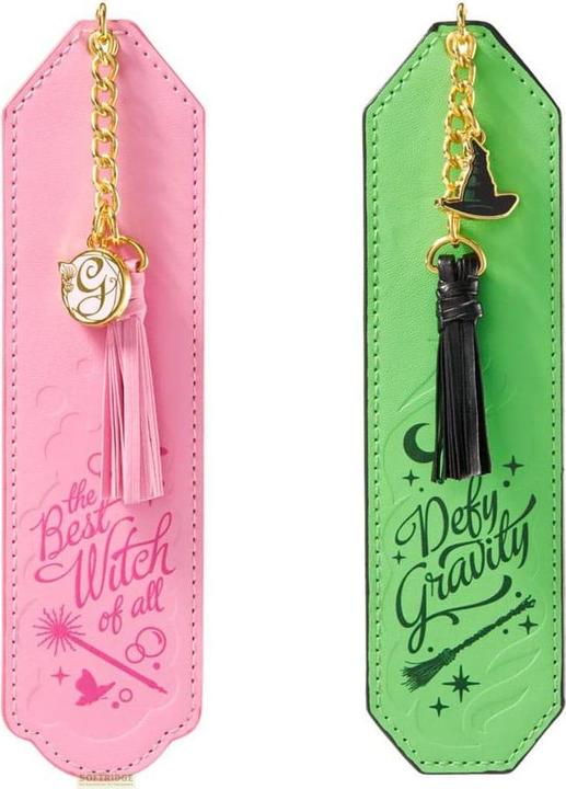 Actual product image Noble Collection Wicked bookmark set of 2 Glinda & Elphaba
