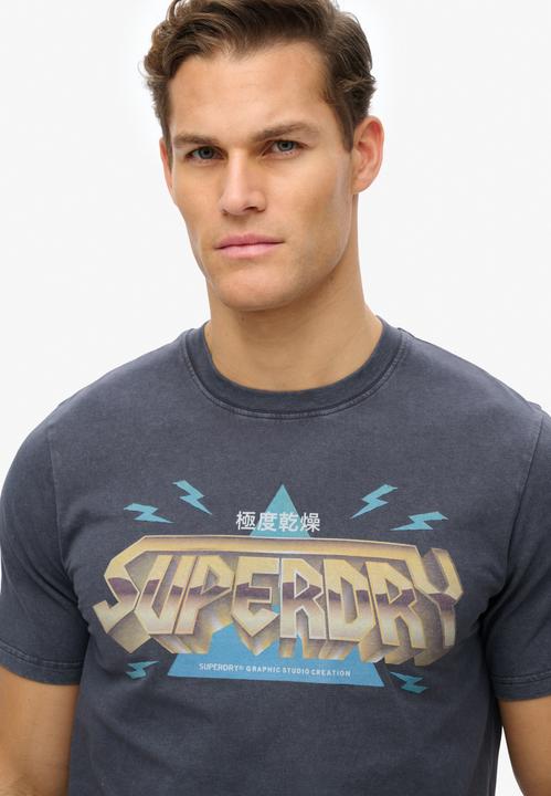 Actual product image Superdry Rock Band Logo Relaxed Tee (S)