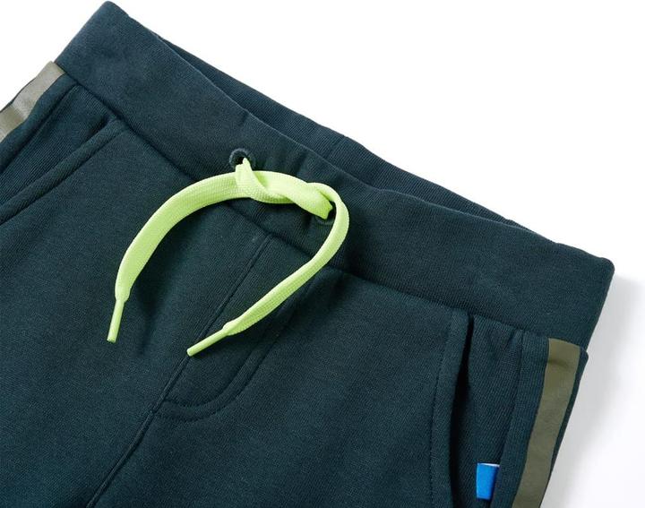 Actual product image VidaXL Children's tracksuit bottoms with drawstring Moss green 116,Colour (116)