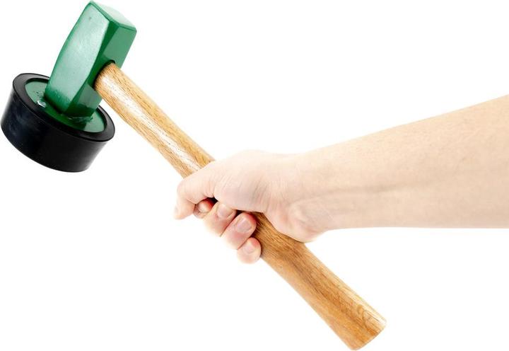 Produktbild Sanpro Plattenlegerhammer / Pflasterhammer rund 2500 g (2706 g)