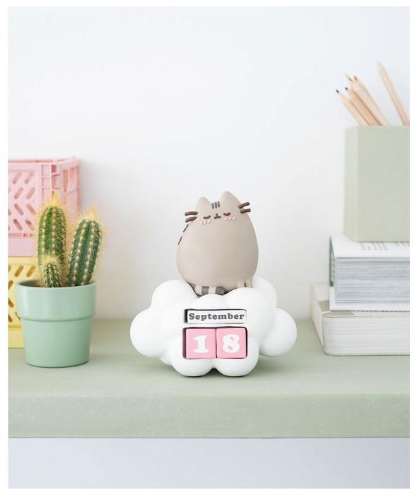 Produktbild NoName PUSHEEN - Calendrier Perpétuel 3D en Résine - '10x12x13cm' (10 x 13 cm, Harter Einband)