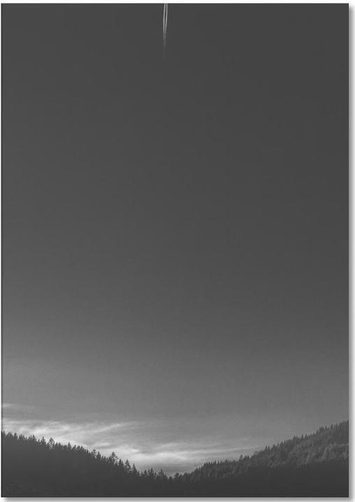 Produktbild Juniqe Just Missed the Flight - Himmel & Wolken (A5, Blanko)