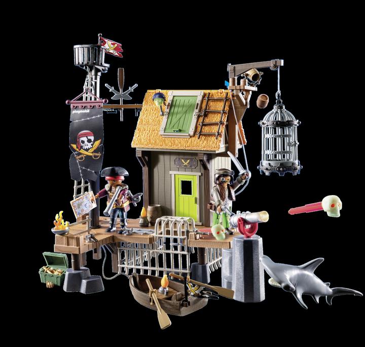 Image du produit Playmobil Port pirate avec prison pour corsaires (71792, Playmobil Pirates)