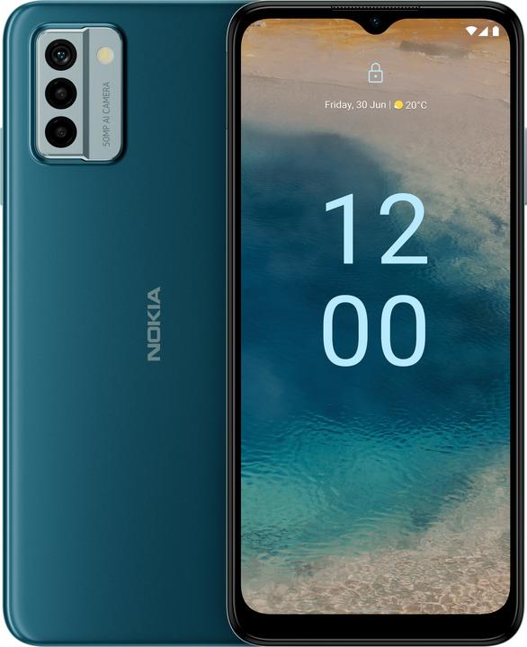 Nokia G22 (64 GB, Lagoon Blue, 6.50", Dual SIM, 50 Mpx, 4G)