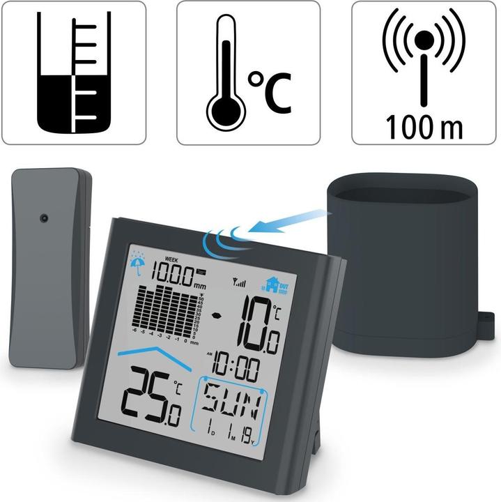 Produktbild Hama Wetterstation Rainy mit Funkregenmesser