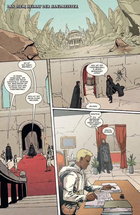 Produktbild Panini Brandon Sandersons Weisser Sand (Collectors Edition) - Eine Graphic Novel aus dem Kosmeer (Deutsch, Julius Gopez, Ben McSweeney, Dan Dos Santos, Nabetse Zitro, Brandon Sanderson, Justyna Gil, Rik Hoskin, Isaac Stewart, 2023)