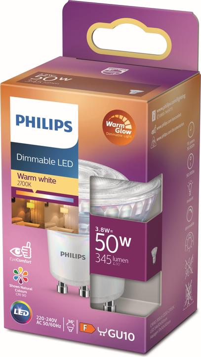 Image du produit Philips Spot (GU10, 3.80 W, 345 lm, 1 x, F)