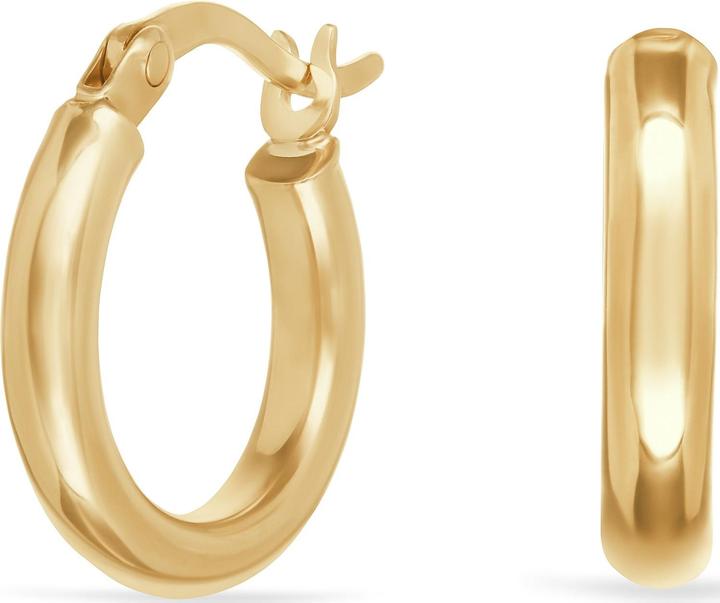 Produktbild Favs Creolen (375er Gelbgold)