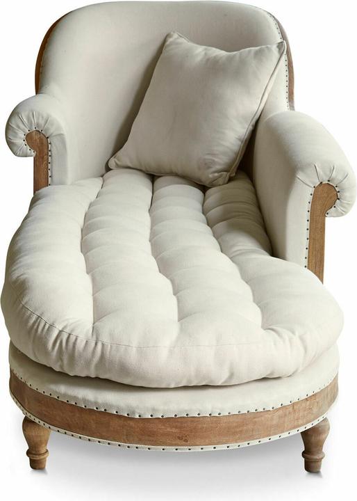 Image du produit Loberon Chaise longue Queyranne beige