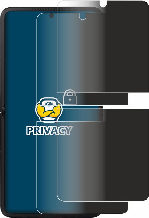 Produktbild BROTECT Sichtschutzfolie Anti-Spy Privacy Folie Blaulicht-Schutz (2 Stück, Oppo Find N2 Flip)