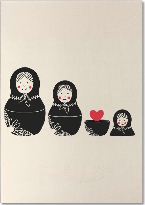 Actual product image Juniqe Beauty Inside - Nursery & Art for Kids (A5, Dotted)
