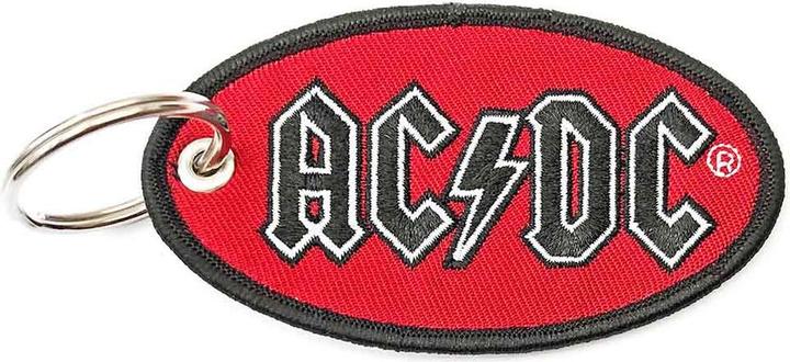 Actual product image AC/DC Oval Logo Schlüsselanhänger