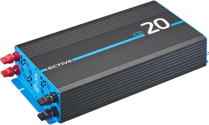 Image du produit Ective CSI 20 Sinus-Wechselrichter 2000W 12V mit Netzvorrangschaltung und Ladegerät (CH-Stecker)