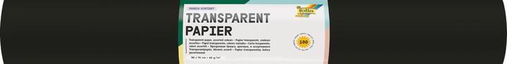 Produktbild Folia Transparentpapier, 700 x 1.000 mm, 42 g/qm, schwarz (42 g/m², 1 x)