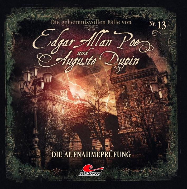 Produktbild Edgar Allan Poe & Auguste Dupin Folge 13 Die Aufnahmeprüfun