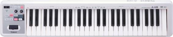 Actual product image Roland A-49 -Keyboard White with MIDI cable (49 Keys)
