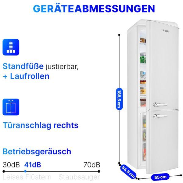 Energie-Label Bomann Kühl-Gefrierkombination KGR 7328 (250 l)
