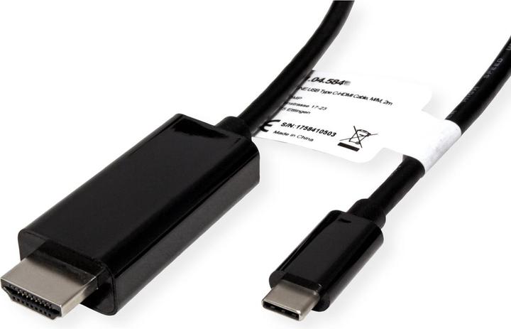 Produktbild Roline USB Typ C — HDMI (Typ A) (1 m, HDMI)