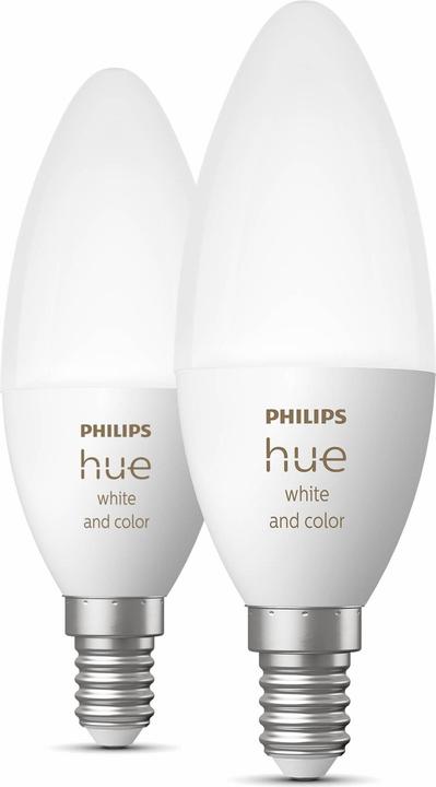 Produktbild Philips Hue White & Color BT (E14, 5.30 W, 470 lm, 2 x, G)