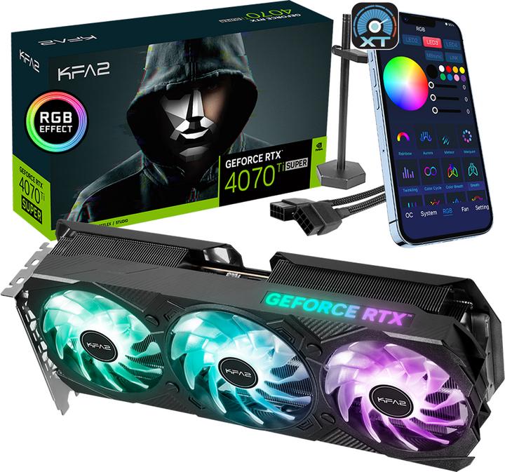 Image du produit KFA2 GeForce RTX 4070 Ti Super EX GAMER (16 Go)