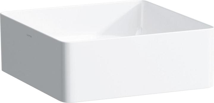 Produktbild Laufen Living square wastafel 36x36cm zonder kraangat zonder overloop saphirkeramiek wit (360 mm, 360 mm)