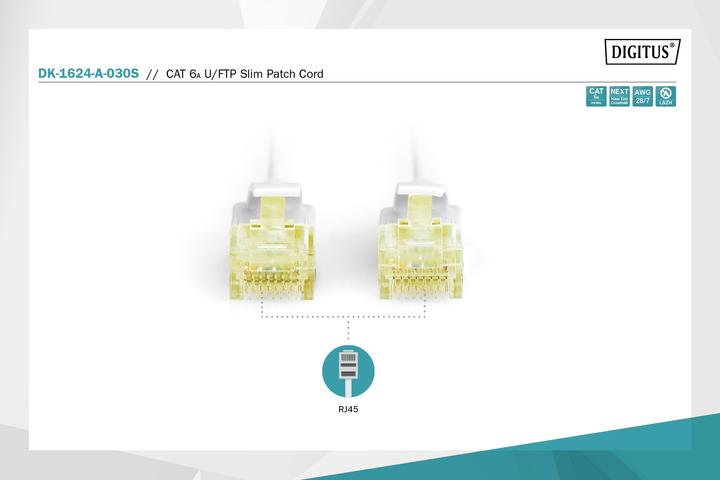 Productafbeelding Digitus Netwerkkabel (U/FTP, CAT6a, 3 m)