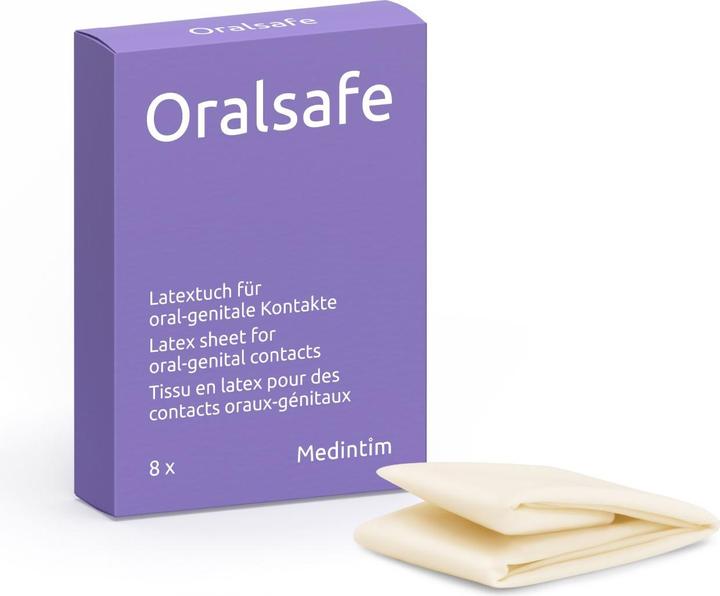 Medintim Oralsafe Lecktuch geschmacksneutral (8 Stk.)