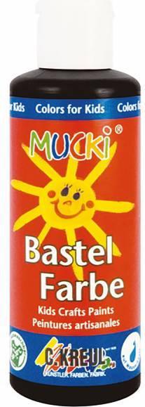 Productafbeelding Mucki Knutselverf (Zwart, 80 ml)