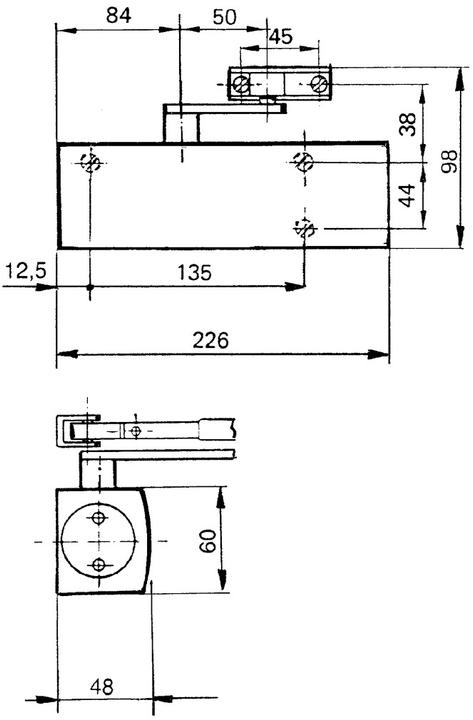 Produktbild Geze Türschliesser TS 2000 V (Zimmertür, Eingangstür, Holztür, Balkontür, Indoor, Outdoor)