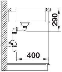 Produktbild Blanco Claron 700-IF/A (Aufsatzspülbecken, 76 cm, 51 cm)