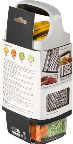 Actual product image Joseph Joseph Multi-grip grater with precision handle for food