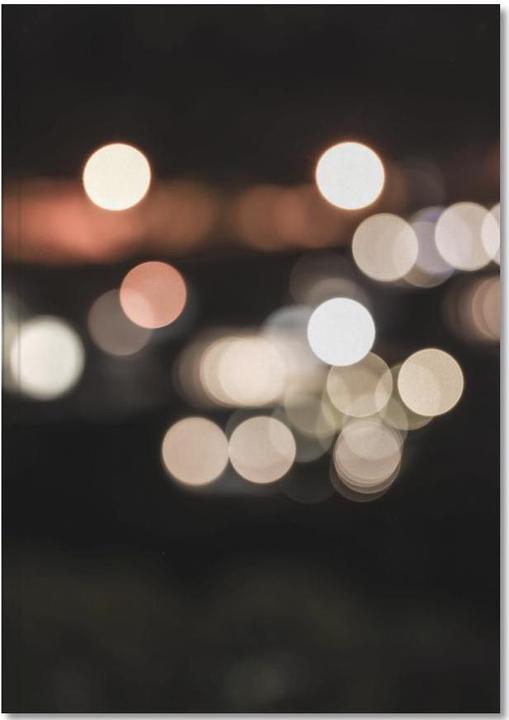 Actual product image Juniqe Dancing Lights - Nature (A5, Plain)