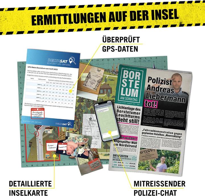 Produktbild Hidden Games Reif für die Insel - Krimispiel (Deutsch)