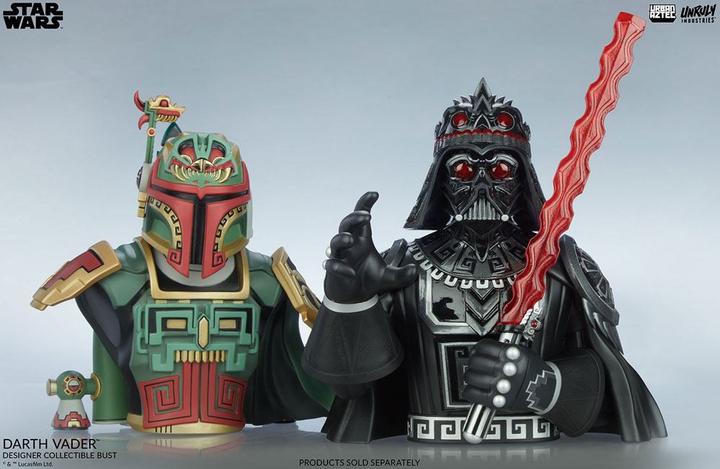 Produktbild Unruly Industries Star Wars Super buste vinyle Urban Aztec Darth Vader by Jesse Hernandez 25 cm