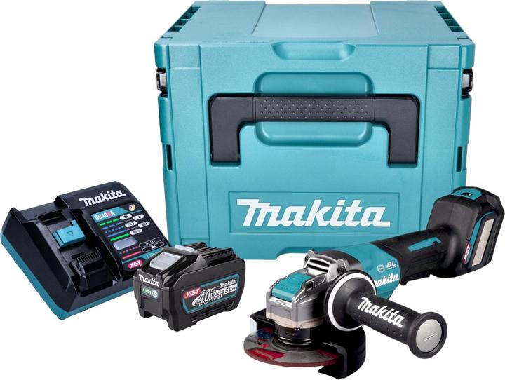 Produktbild Makita GA 044 GT101 Akku Winkelschleifer 40 V max. 125 mm X-LOCK Brushless + 1x Akku 5,0 Ah + (125 mm)
