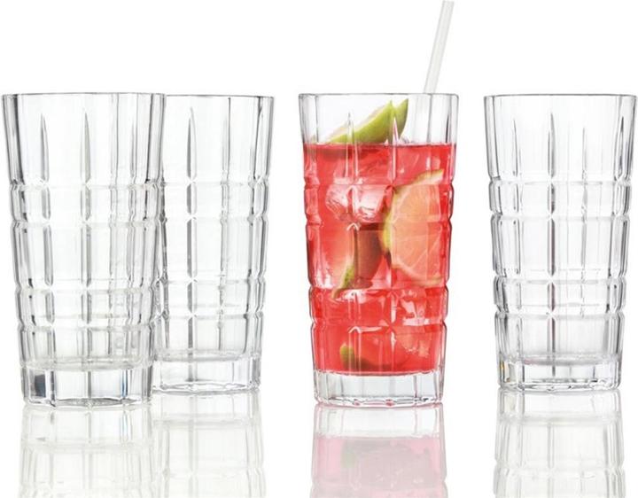 Leonardo Longdrinkglas Spiritii 400 ml, 4 Stück, Transparent (4 dl, 4 x, Longdrinkgläser)