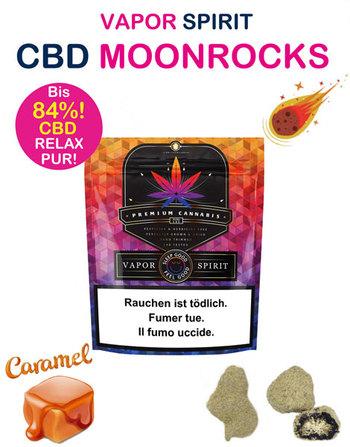 Produktbild Vapor Spirit CBD - Moonrocks Caramel 5.0 g (5 g, Indoor)
