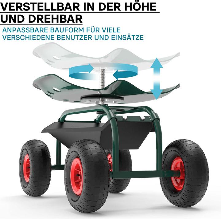 Actual product image Wiltec Gartenwagen (150 kg)