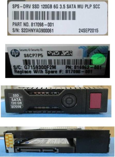 Productafbeelding HPE 120 GB hot-plug SSD 3,5-inch (120 GB, 3.5")