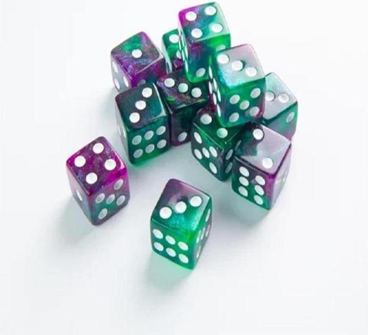Produktbild Gamegenic Set de 12 Dés D6 - Galaxy Series : Aurora