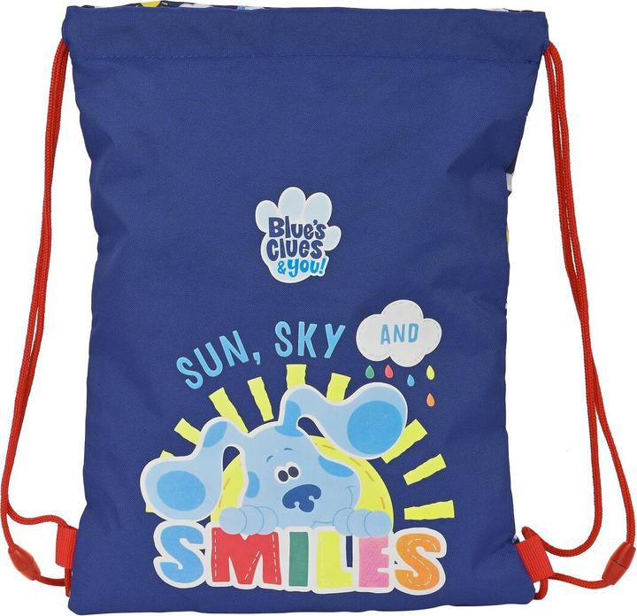 Safta Rucksacktasche mit Bändern Blue's Clues Marineblau (26 x 34 x 1 cm)
