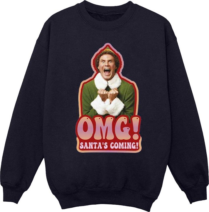 Elf Santa's Coming Sweatshirt (3XL)