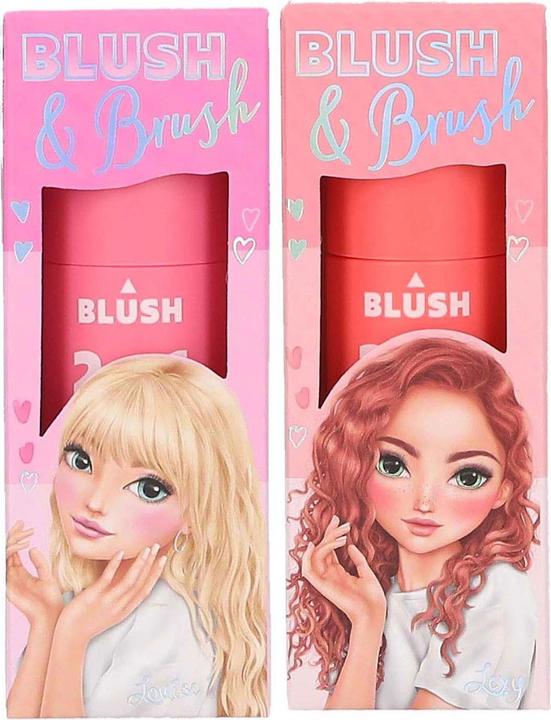 Actual product image Top Model Topmodel - TOPModel Blush & Brush Stick BEAUTY and ME - 6.8 grams (Peach, Rose)