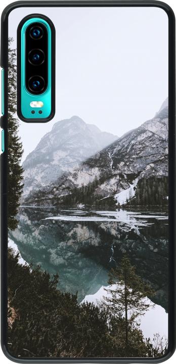 Produktbild PhoneLook Hülle Winter 22 snowy mountain and lake (Huawei P30)