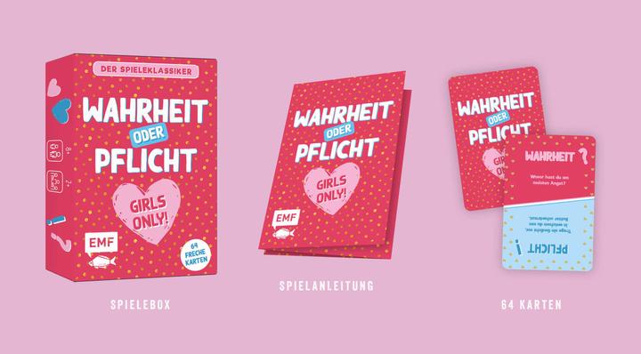 Produktbild Kartenspiel: Wahrheit oder Pflicht – Girls Only! (Deutsch)