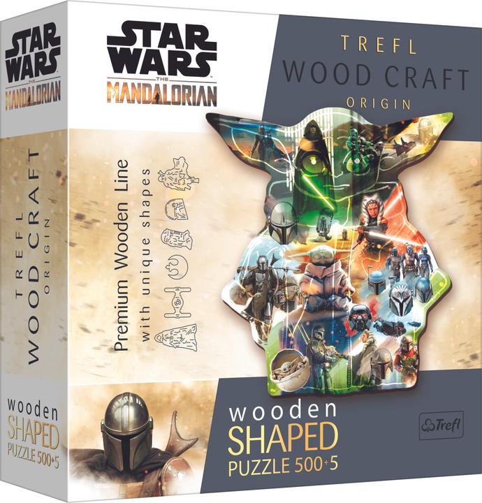 Image du produit Trefl Puzzle en bois forme spéciale 500+5 Star Wars (505 pièces)