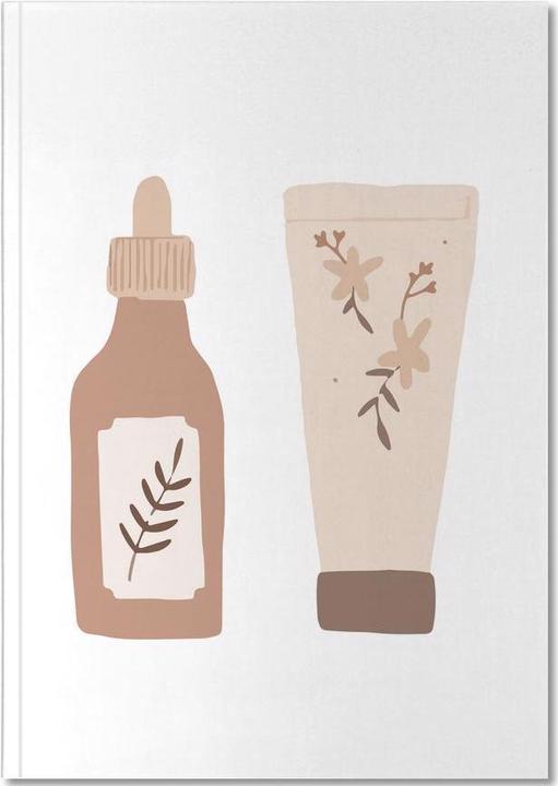 Actual product image Juniqe Beauty Sketch - Flowers (A5, Dotted, Hardcover)