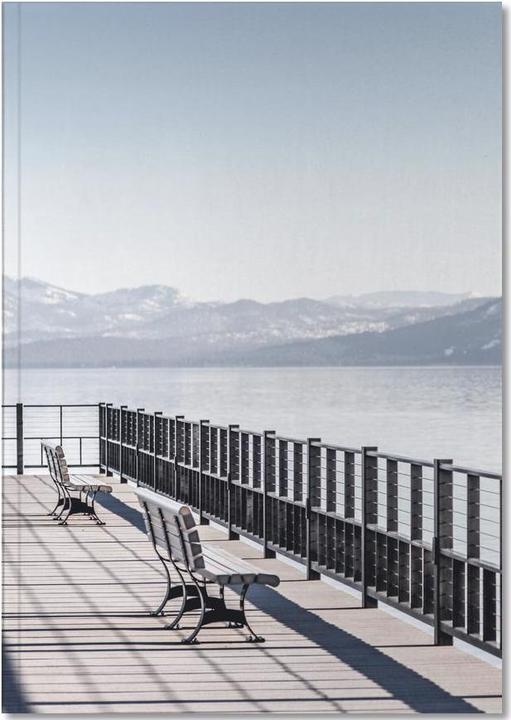 Image du produit Juniqe Two Benches - Fleurs (A5, À rayures)