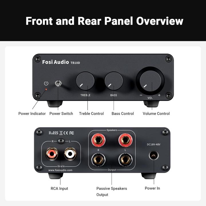 Produktbild Fosi Audio TB10D-32V (Verstärker)