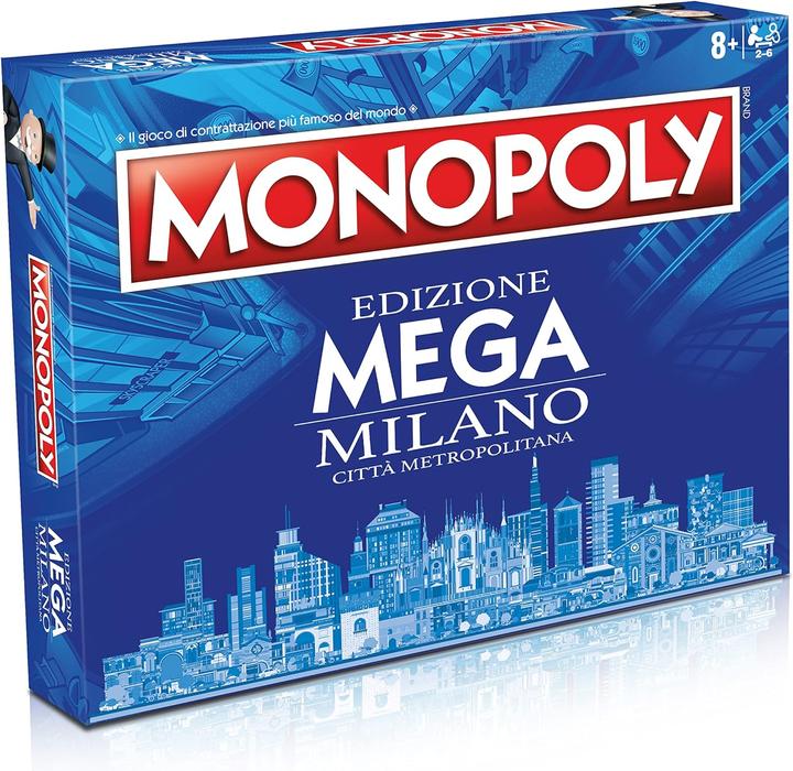 Immagine prodotto Winning Moves WM03159-ITA-6 - MONOPOLY - EDIZIONE MEGA MILANO CITTA' METROPOLITANA